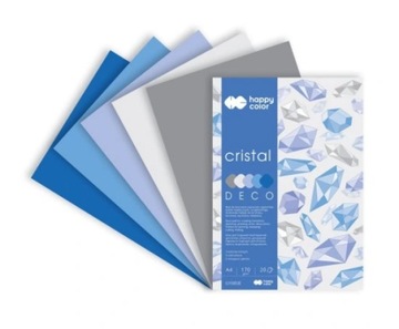 Blok A4/20k Deco CRISTAL 170g Happy Color