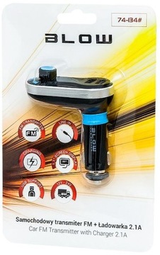 АВТОМОБИЛЬНЫЙ ПЕРЕДАТЧИК BLOW 74-134 2XUSB LCD