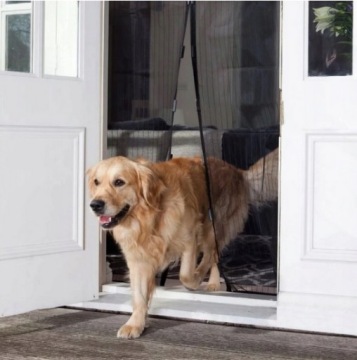 Москитная сетка, магнитная дверь, 85x210см, ЧЕРНЫЙ