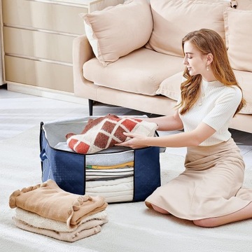 4X СУМКА ДЛЯ ХРАНЕНИЯ ОДЕЖДЫ-ОРГАНИЗАТОРА 84 Л