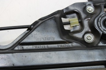 BMW 5 E60 E61 KOMBI MECHANIZMUS ZVEDÁK OKNO LEVÝ ZADNÍ 7184743 7184745