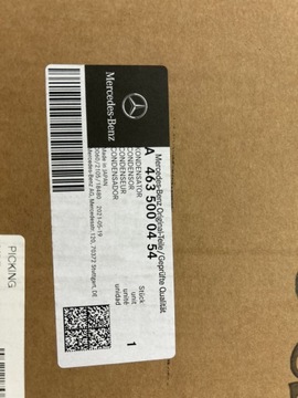 CHLADIČ KLIMATIZACE MERCEDES TŘÍDA G (W463) A4635000454