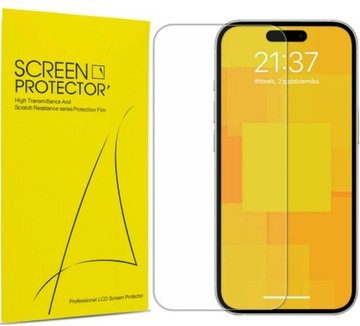 SZYBKA SZKŁO HARTOWANE 9H do iPhone 15