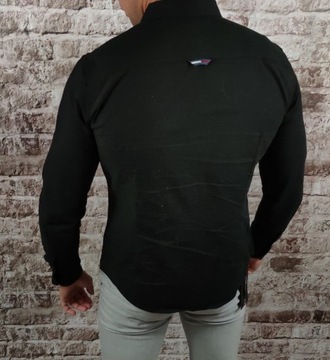 Koszula czarna slim fit Tommy Hilfiger DM0DM09594 Oxford black - L