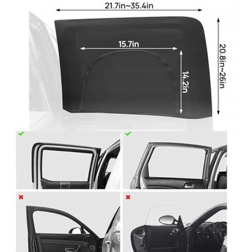 СОЛНЦЕЗАЩИТНЫЙ КОЗЫРЕК НА ОКНО ДВЕРИ АВТОМОБИЛЯ 2 ШТ.