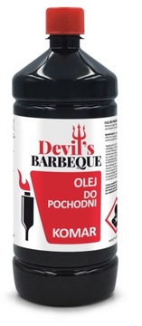 DEVILS BARBEQUE OLEJ DO LAMP NAFTOWYCH POCHODNI 1l NAFTA PALIWO