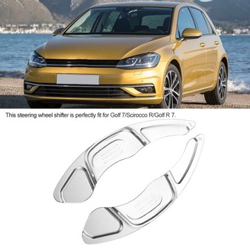 PEDÁLY PÁKY ŘAZENÍ DO ŘÍDÍCÍ W BARVA STŘÍBRNY GOLF 7 SCIROCCO R