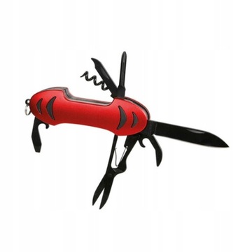 NÓŻ NARZĘDZIE MONTERSKIE WIELOFUNKCYJNE SCYZORYK MULTITOOL NIEBIESKI