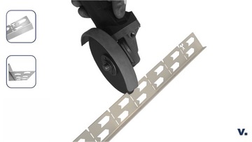 Наклонная планка VOGI INOX СЛЕВА - 150 см