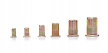 ЗАКЛЕПОЧНЫЕ ГАЙКИ СТАЛЬНЫЕ M3 M4 M5 M6 M8 M10 150 ШТ.