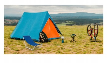 LEŻAK PLAŻOWY OGRODOWY LEKKI FOTEL SKŁADANY TURYSTYCZNY + TORBA