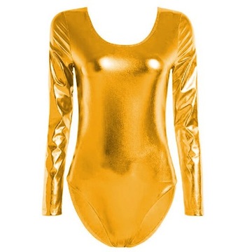 17 Colors Shiny Stretchy Long Sleeve Leotard Ladie