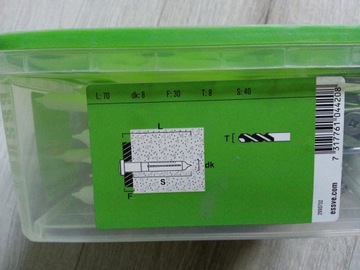 ШПИЛЬКА БЫСТРОГО МОНТАЖА HF ESSVE 8х70 75 шт А2