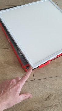 Потолочный светильник Briloner квадратный 42 x 42 см белый