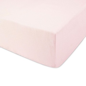 Prześcieradło JERSEY 80x140 wz. pudrowy róż