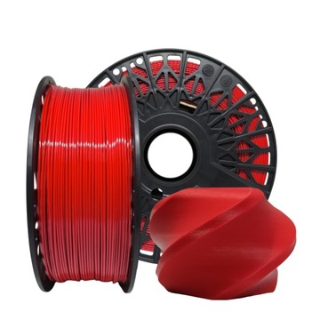 FILAMENT PLA CZERWONY 1,75mm 1kg F3D