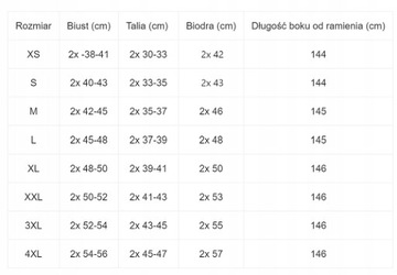 Lena CHABROWA DŁUGA wyszczuplająca SUKIENKA z marszczeniem XL