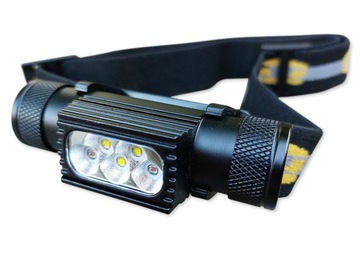 Latarka czołowa 5x LED SST-20 XP-E red 1340lm czerwona