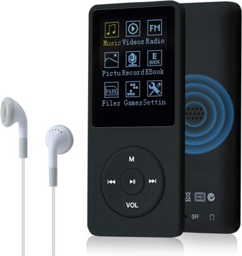 MP3-ПЛЕЕР BLUETOOTH 5.0, ПОРТАТИВНЫЙ МУЗЫКАЛЬНЫЙ ПЛЕЕР HIFI, FM-РАДИО