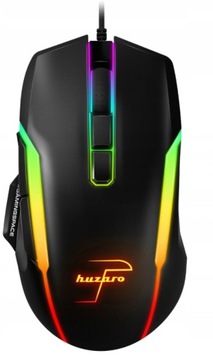 Myszka Mysz Graczy GAMINGOWA RGB Huzaro 12000 DPI