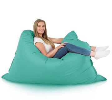 TURKUSOWA PODUCHA DO SIEDZENIA OUTDOOR XXL