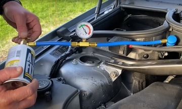 Герметик A/C FIX 3в1 + ГАЗ R1234YF + ШЛАНГ С МАНОМЕТРОМ + ПЕРЕХОДНИК