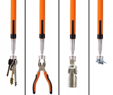 ТЕЛЕСКОПИЧЕСКИЙ МАГНИТНЫЙ ЗАХВАТ СИЛЬНЫЙ, ДЛИННЫЙ, РЕГУЛИРУЕМЫЙ XXL С ЗАЖИМОМ