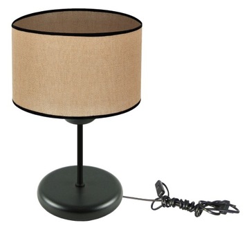 Lampka nocna stołowa na abażur EKO Juta Boho E27