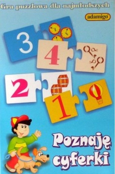 POZNAJĘ CYFERKI-GRA PUZZLE Morion Warszawa