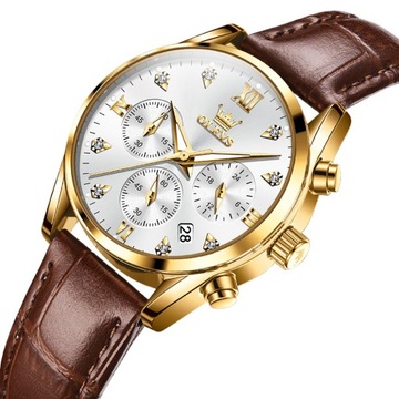 OLEVS 5523 Moda Zegarki Damskie Chronograf