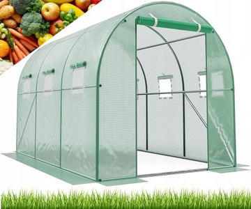 ФОЛЬГА ТУННЕЛЬ САД ТЕПЛИЦА БОЛЬШАЯ ФОЛЬГА 2x2,5x4 UV-4 10м2 Inspekt XXL