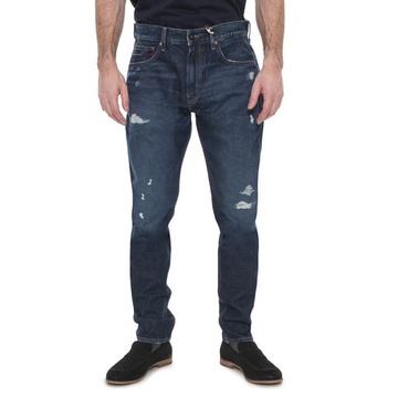 TOMMY HILFIGER Spodnie męskie jeansy STH05 33/34