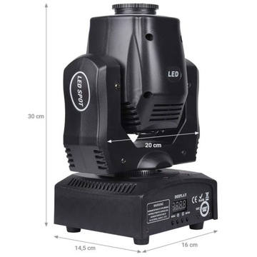 2 светодиодные головки LIGHT4ME MINI SPOT 60 RING + кабель