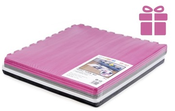 Пазл ОБУЧАЮЩИЙ FOAM MAT 178х178 для детей, СКЛАДНОЙ, защитный, 9 шт.