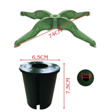 Пластиковая подставка для искусственной елки высотой 220 см.