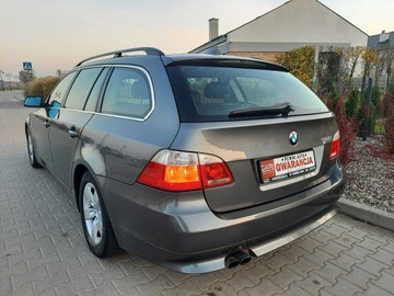 BMW Seria 5 E60 Sedan 2.5 525i 218KM 2006 BMW 525 2.5i 218PS NAVI SKÓRA MANUALRata600zl, zdjęcie 13