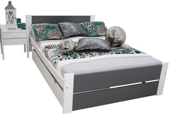 łóżko LEA 120x200sz + MATERAC + szuflada sypialnia