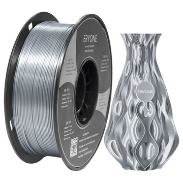 Filament Eryone PLA Ultra Silk Silver srebrny 1,75 mm 1kg