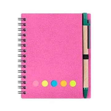 Kisdo Lined Spiral Notebook Kraft Paper Cover