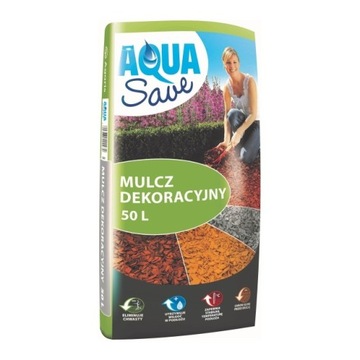 MULCZ KORA OGRODOWA SOSNOWA SZARA 10-50 mm 50 l DEKORACYJNA DO OGRODU DOMU