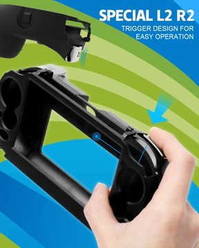 Черный чехол-кнопка L2 R2 для Sony PS Vita 1000