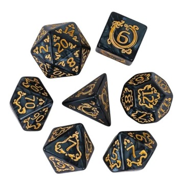 Крепость Дракона набор 7 костей RPG