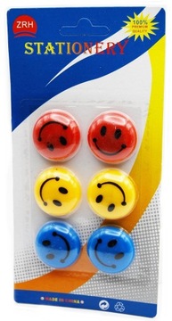 MAGNESY NA LODÓWKĘ SMILE MIX KOLOR 3CM