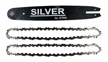НАПРАВЛЯЮЩАЯ ДЛЯ ПИЛЫ STIHL 14 ДЮЙМОВ, 50 ЗВЕНИЙ, 3/8 ДЮЙМА, 1,3 ММ + 2 ПИЛОВЫХ ЦЕПИ