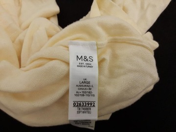 M&S cienki SWETEREK KARDIGAN z rękawem 3/4 _ L