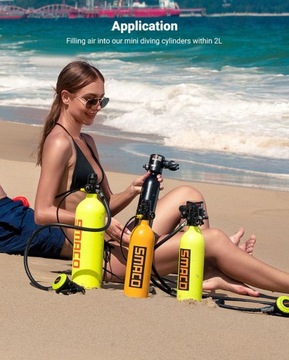 ЭЛЕКТРИЧЕСКИЙ ПОРТАТИВНЫЙ ВОЗДУШНЫЙ КОМПРЕССОР ДЛЯ ПОГРУЖЕНИЯ ЦИЛИНДРА SMACO