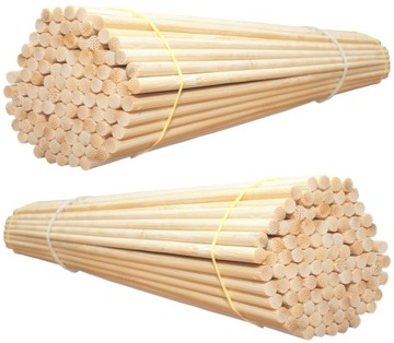 Конфеты ватные палочки 38 см 200шт круглый бамбук