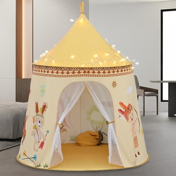 Детская игровая палатка Креативная забавная палатка-замок Дети играют с ярким светом