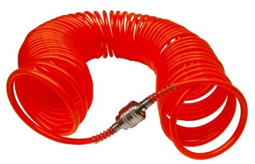 СПИРАЛЬНЫЙ ПНЕВМАТИЧЕСКИЙ ШЛАНГ ДЛИНОЙ 20М, ОБРЕЗАННЫЙ ШЛАНГ ДЛЯ КОМПРЕССОРА С СОЕДИНИТЕЛЯМИ