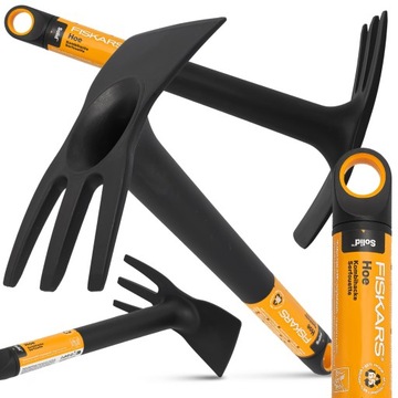 Motyczka Ogrodowa 2w1 Pazurki Grabki Fiskars Solid Do Ziemi Ogrodu Gleby